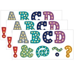 Teacher Created Resources® Marquee Bold Block 2" Magnetic Letters, 70 Pieces Per Pack, 3 Packs