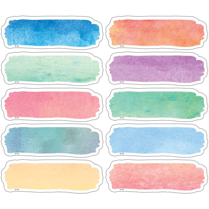Teacher Created Resources® Watercolor Labels Magnetic Accents
