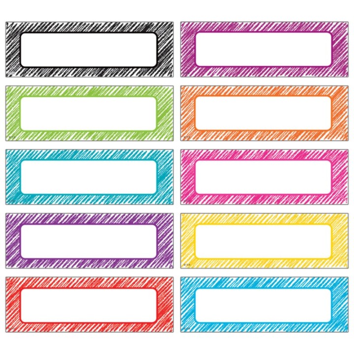 Teacher Created Resources® Scribble Labels Magnetic Accents