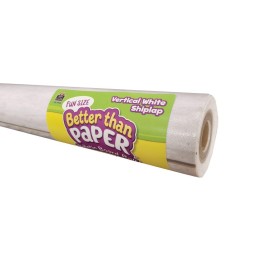 Teacher Created Resources® Fun Size Better Than Paper® Bulletin Board Roll, 18" x 12', Vertical White Shiplap
