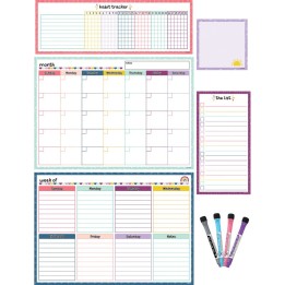 Teacher Created Resources® Oh Happy Day Dry-Erase Magnetic Calendar Set