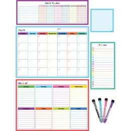 Teacher Created Resources® Colorful Dry-Erase Magnetic Calendar Set