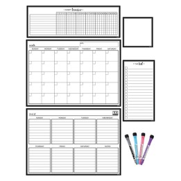Teacher Created Resources® Black & White Dry-Erase Magnetic Calendar Set