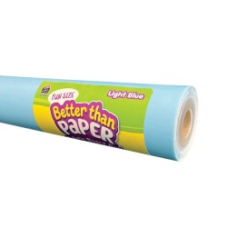 Teacher Created Resources® Fun Size Better Than Paper® Bulletin Board Roll, 18" x 12', Light Blue