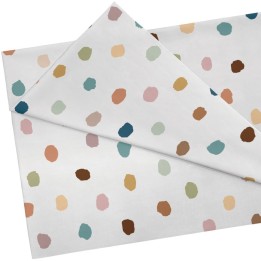 Teacher Created Resources® Everyone is Welcome Painted Dots Creative Class Fabric, 48 Inch x 3 Yards