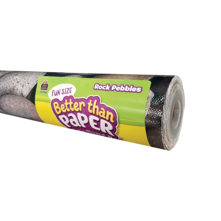 Teacher Created Resources® Fun Size Better Than Paper® Bulletin Board Roll, 18" x 12', Rock Pebbles