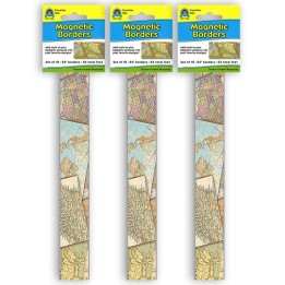 Teacher Created Resources® Travel the Map Magnetic Border, 24 Feet Per Pack, 3 Packs