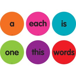 Teacher Created Resources® Spot On® Sight Words 1-50 Carpet Markers, 4"