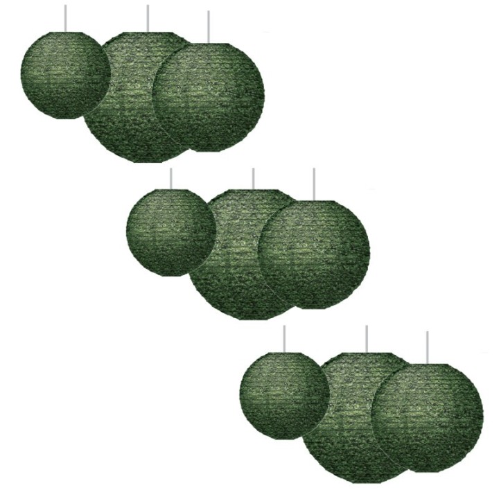 Teacher Created Resources® Boxwood Hanging Paper Lanterns, 3 Per Pack, 3 Packs