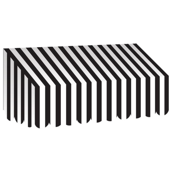 Teacher Created Resources® Black & White Stripes Awning