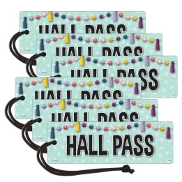 Teacher Created Resources® Oh Happy Day Magnetic Hall Pass, Pack of 6