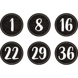Teacher Created Resources® Spot On Floor Markers Modern Farmhouse Numbers 1-36, 4"