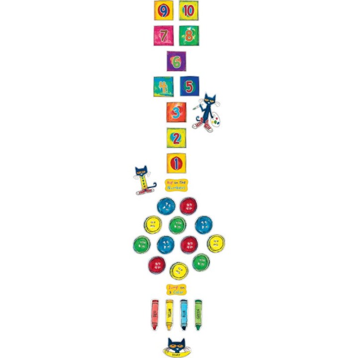 Teacher Created Resources® Pete the Cat Numbers and Colors Sensory Path