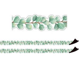 Teacher Created Resources® Eucalyptus Die-Cut Magnetic Border, 24 Feet Per Pack, 2 Packs