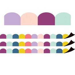 Teacher Created Resources® Oh Happy Day Scalloped Magnetic Border, 24 Feet Per Pack, 3 Packs