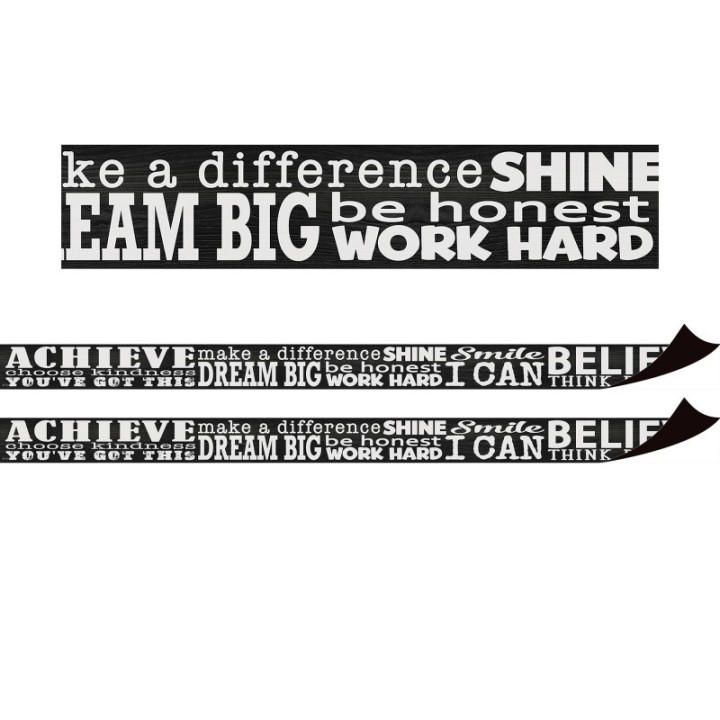 Teacher Created Resources® Modern Farmhouse Positive Sayings Magnetic Border, 24 Feet Per Pack, 2 Packs