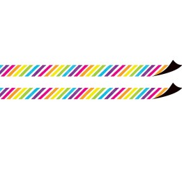 Teacher Created Resources® Brights 4Ever Stripes Magnetic Border, 24 Feet Per Pack, 2 Packs