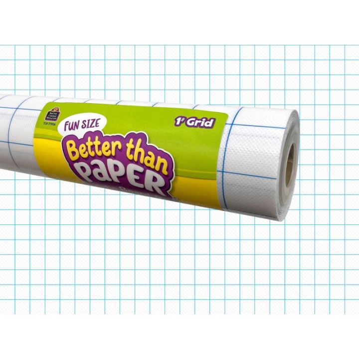 Teacher Created Resources® Fun Size Better Than Paper Bulletin Board Roll 1" Grid
