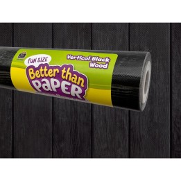 Teacher Created Resources® Fun Size Better Than Paper Bulletin Board Roll Vertical Black Wood