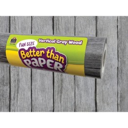 Teacher Created Resources® Fun Size Better Than Paper Bulletin Board Roll Vertical Gray Wood