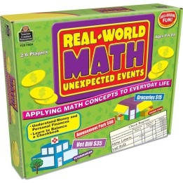 Teacher Created Resources® Real World Math: Unexpected Events Game