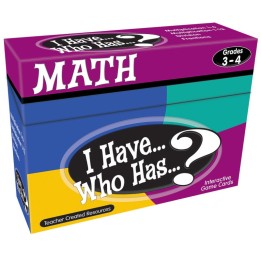 Teacher Created Resources® I Have, Who Has Math Game, Grade 3-4
