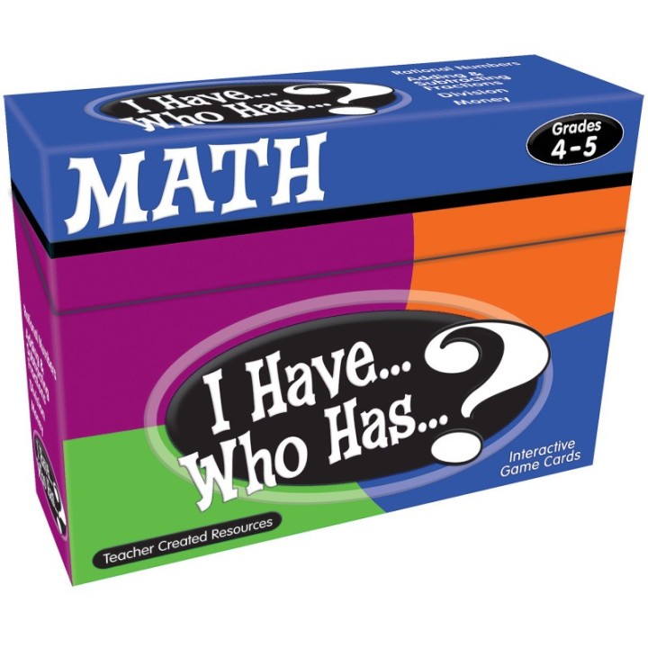 Teacher Created Resources® I Have, Who Has Math Game, Grade 4-5