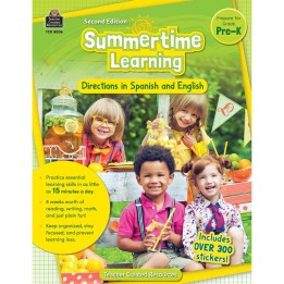 Teacher Created Resources® Summertime Learning: English and Spanish Directions, PreK Second Edition (Prep)