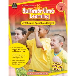 Teacher Created Resources® Summertime Learning: English and Spanish Directions, Grade 3 Second Edition (Prep)