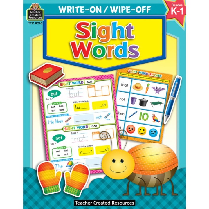 Teacher Created Resources® Sight Words Write-On Wipe-Off Book