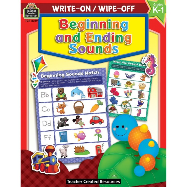 Teacher Created Resources® Write-On / Wipe-Off: Beginning and Ending Sounds