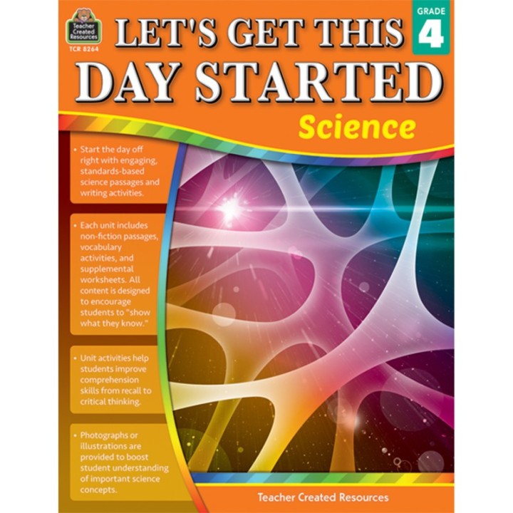 Teacher Created Resources® Lets Get This Day Started: Science Grade 4