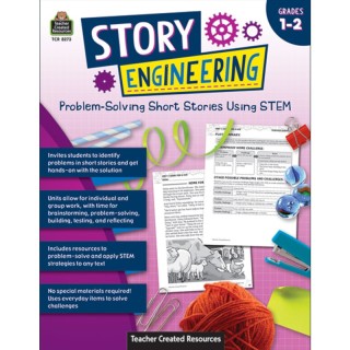 Teacher Created Resources® Story Engineering: Problem-Solving Short Stories Using STEM, Grade 1-2