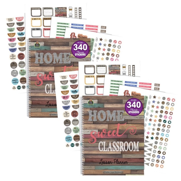 Teacher Created Resources® Home Sweet Classroom Lesson Planner, Pack of 2
