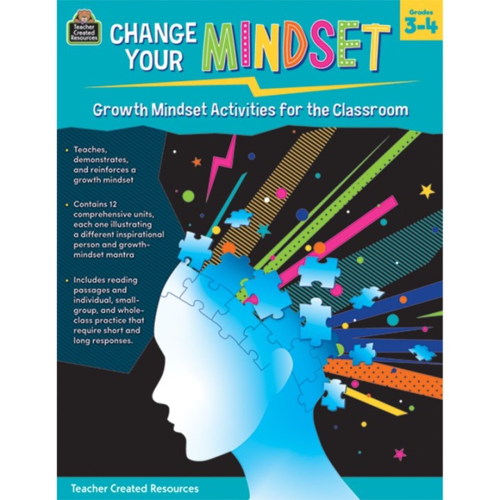 Teacher Created Resources® Change Your Mindset: Growth Mindset Activities for the Classroom (Grade 3-4)