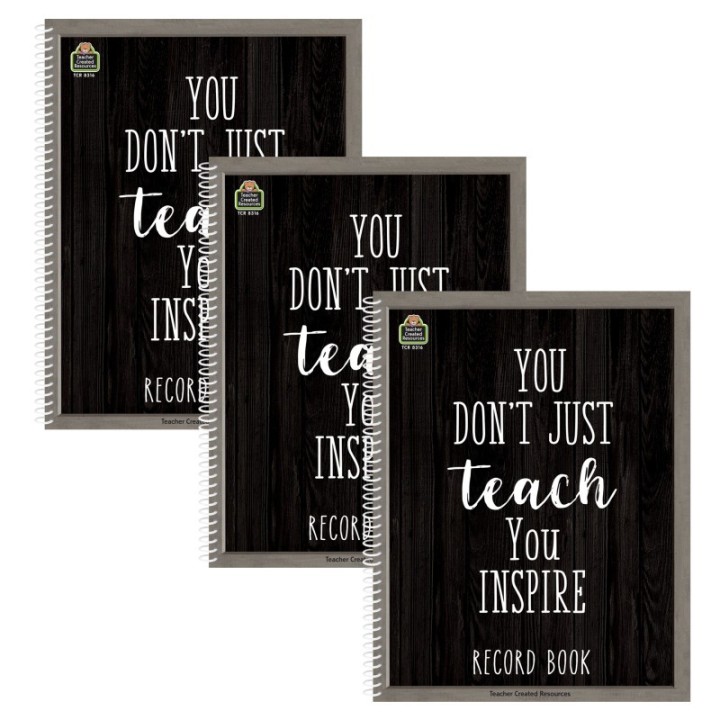 Teacher Created Resources® Modern Farmhouse Record Book, Pack of 3