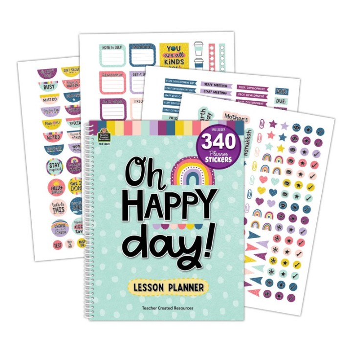 Teacher Created Resources® Oh Happy Day Lesson Planner