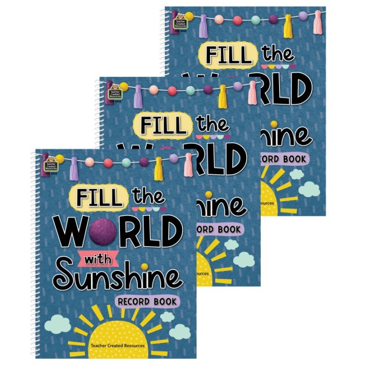 Teacher Created Resources® Oh Happy Day Record Book, Pack of 3