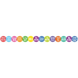 Teacher Created Resources® Colorful Positive Sayings Border Trim, 35 Feet