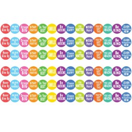 Teacher Created Resources® Colorful Positive Sayings Border Trim, 35 Feet Per Pack, 6 Packs