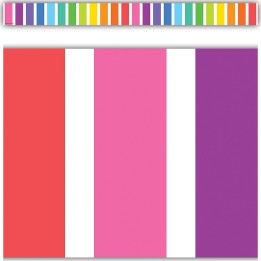 Teacher Created Resources® Colorful Stripes Straight Border Trim, 35 Feet