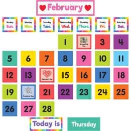 Teacher Created Resources® Colorful Calendar Pocket Chart Cards, Pack of 104