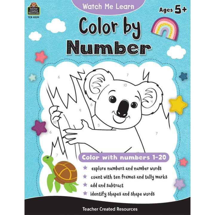 Teacher Created Resources® Watch Me Learn: Color By Number