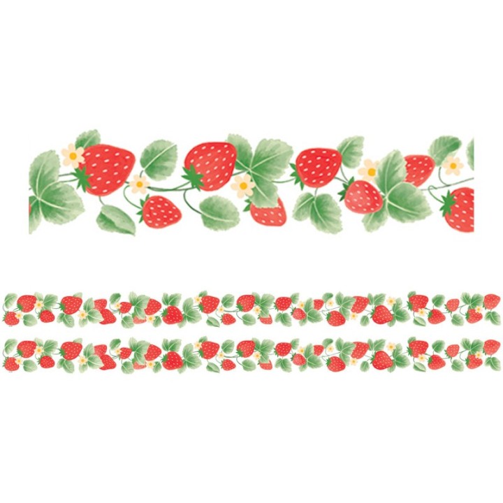 Teacher Created Resources® Strawberry Patch Die-Cut Border Trim, 35 Feet Per Pack, 2 Packs