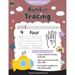 Teacher Created Resources® Watch Me Learn: Number Tracing