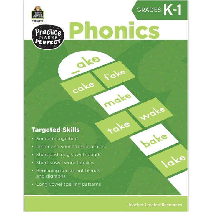Teacher Created Resources® Practice Makes Perfect: Phonics Grade K-1