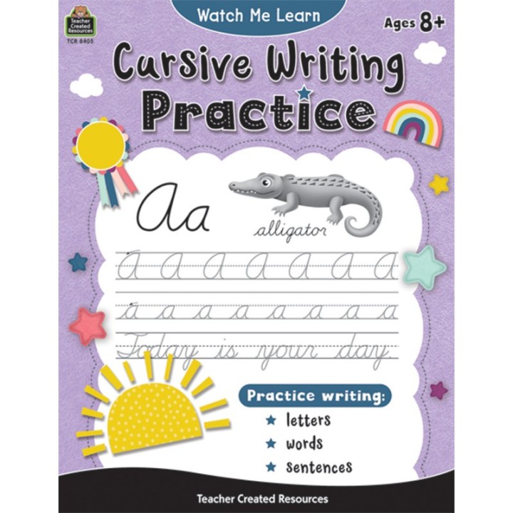 Teacher Created Resources® Watch Me Learn: Cursive Writing Practice