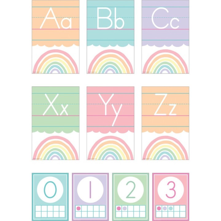 Teacher Created Resources® Pastel Pop Alphabet Bulletin Board Set