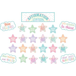 Teacher Created Resources® Pastel Pop Positive Affirmations Mini Bulletin Board Set