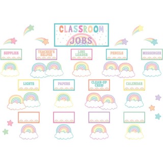 Teacher Created Resources® Pastel Pop Classroom Jobs Mini Bulletin Board Set